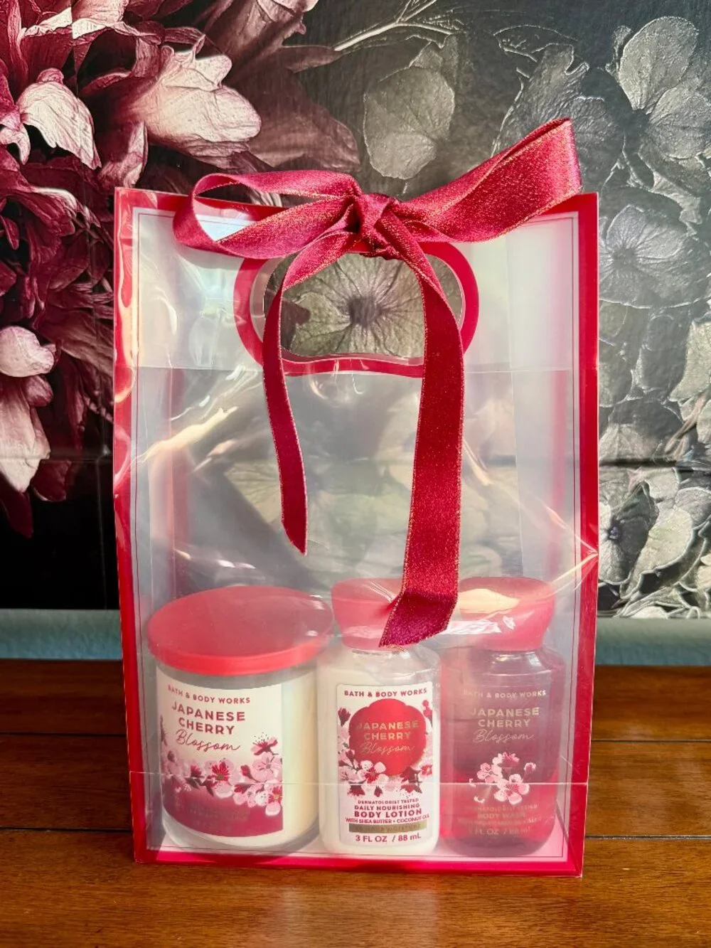 NEW 4-Pc JAPANESE CHERRY BLOSSOM SET Bath & Body Works